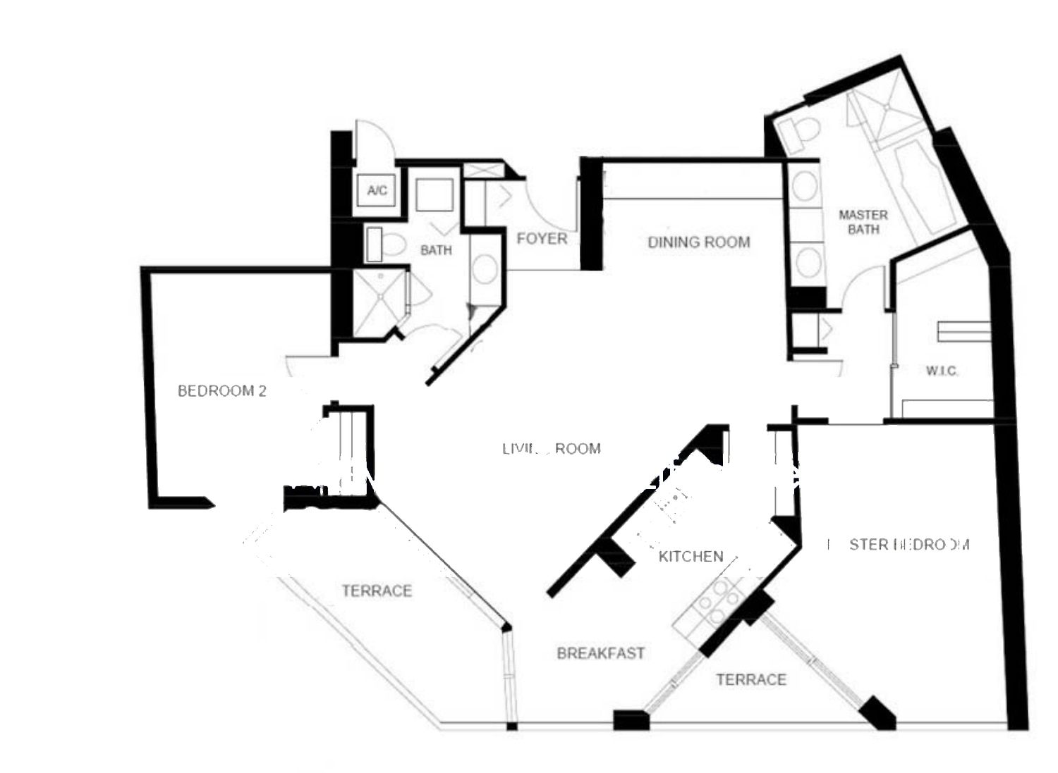 10 floor plan at 1000 Island Blvd, Williams Island