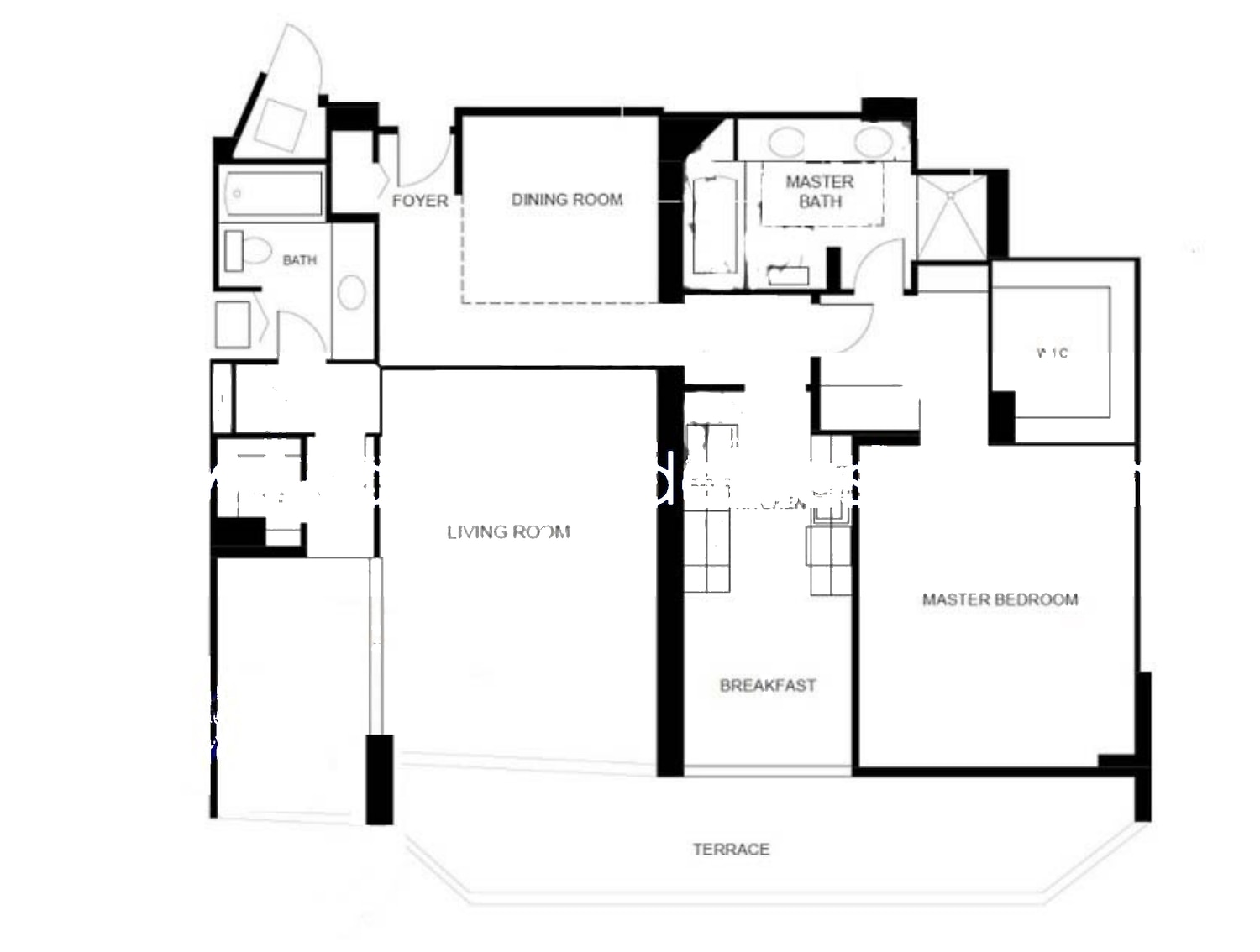 12 floor plan at 1000 Island Blvd, Williams Island