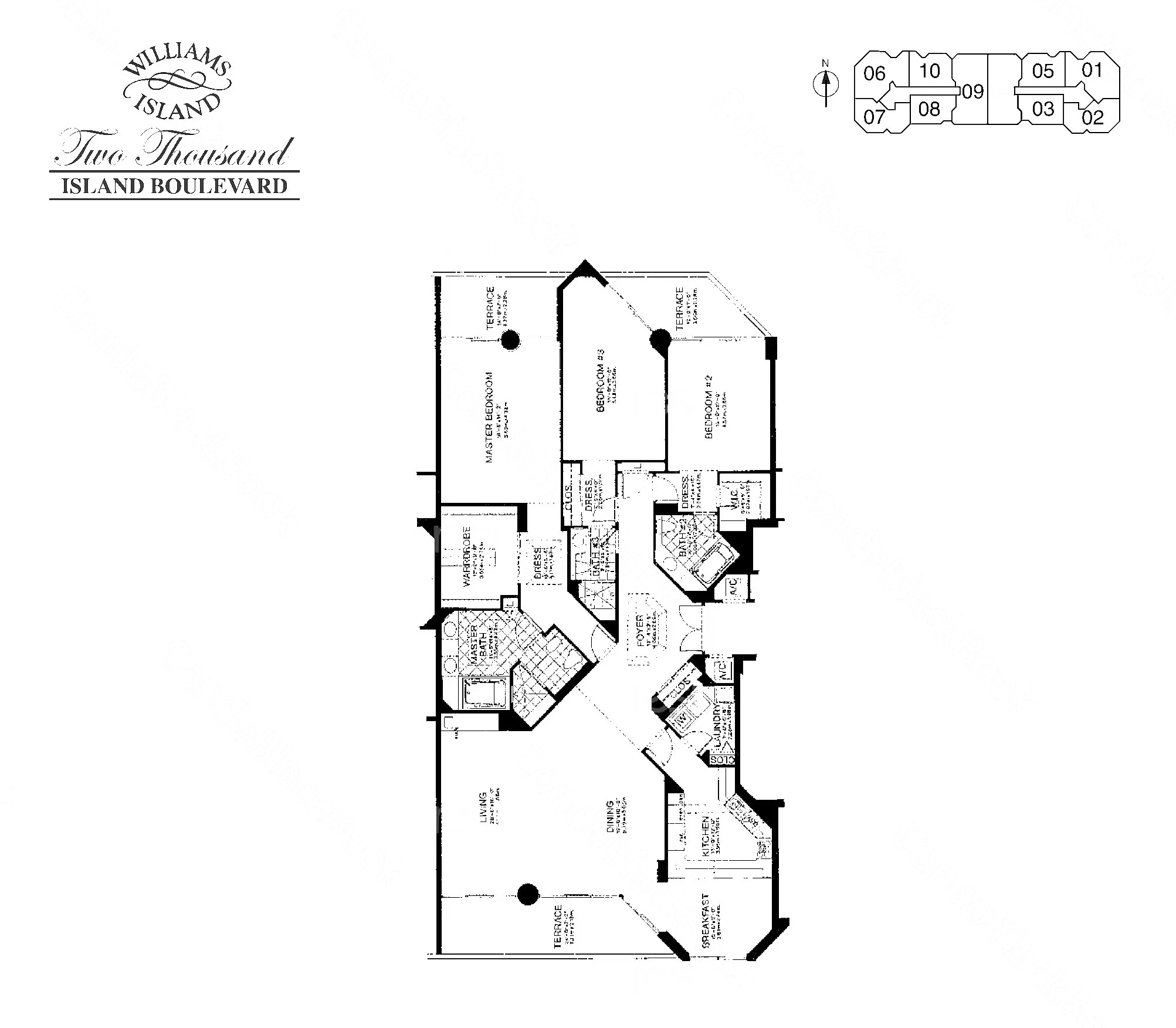 04 · G floor plan at 2000 Island Blvd, Williams Island