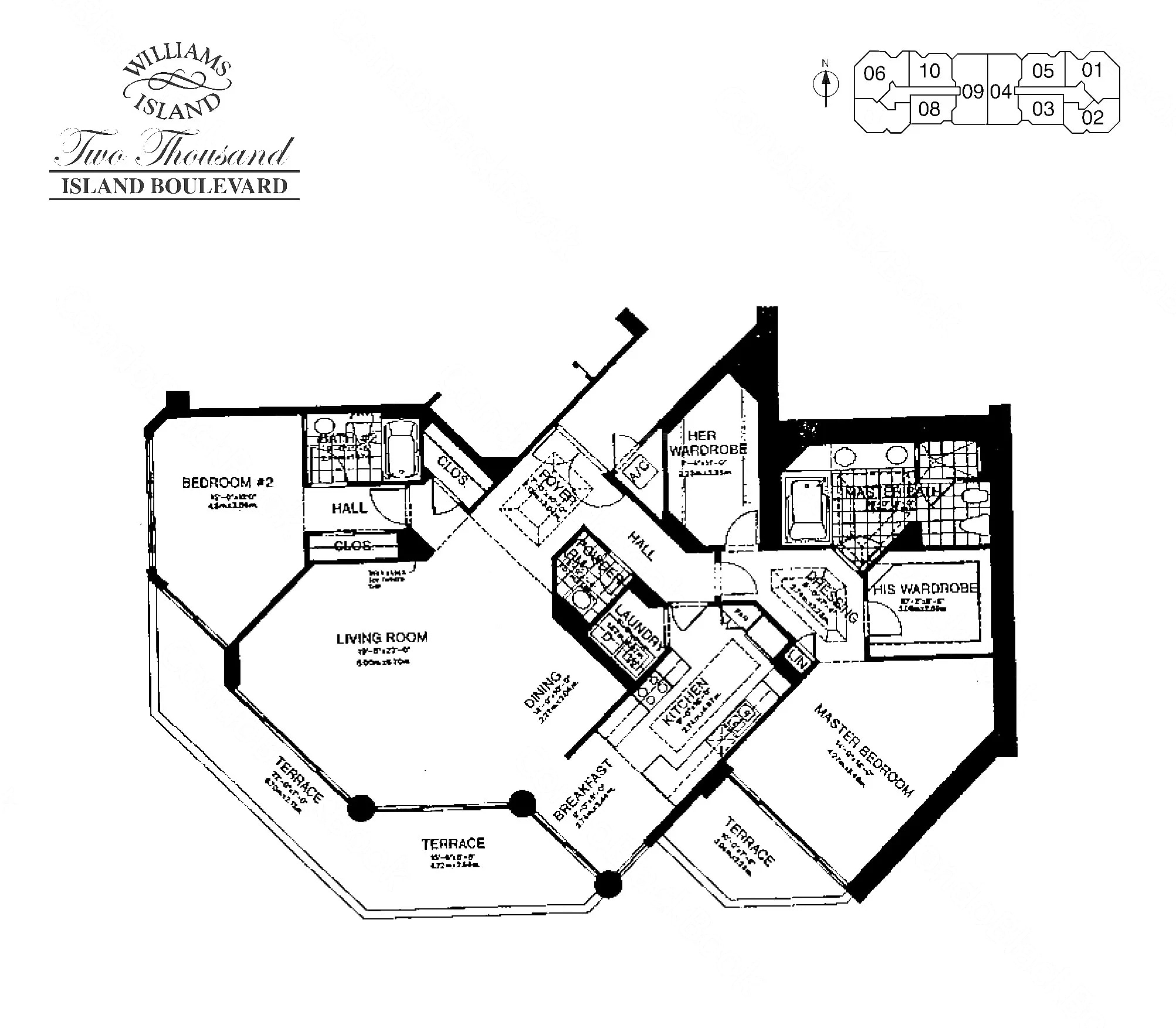 07 · Ar Plus floor plan at 2000 Island Blvd, Williams Island