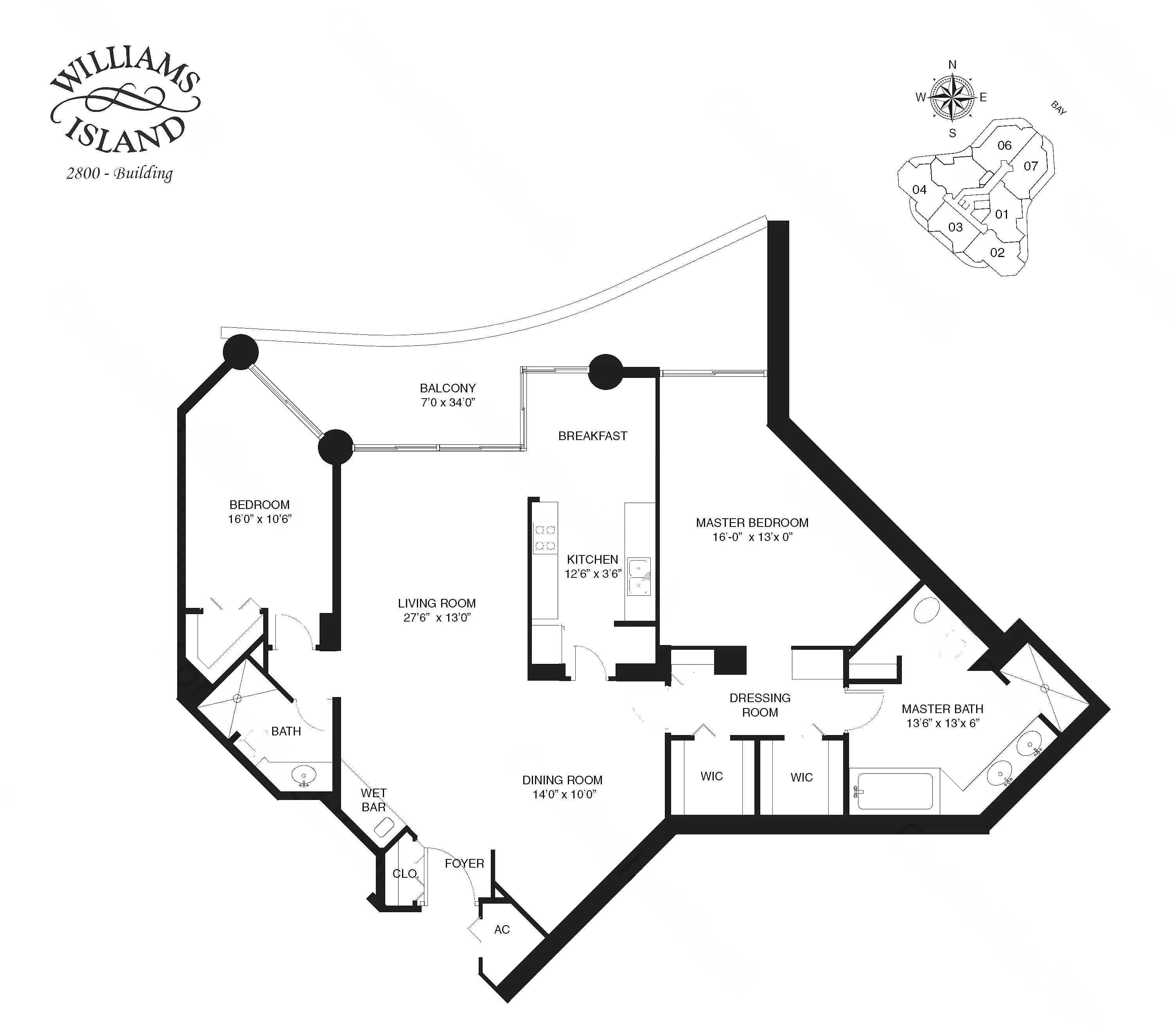 05 floor plan at 2800 Island Blvd, Williams Island