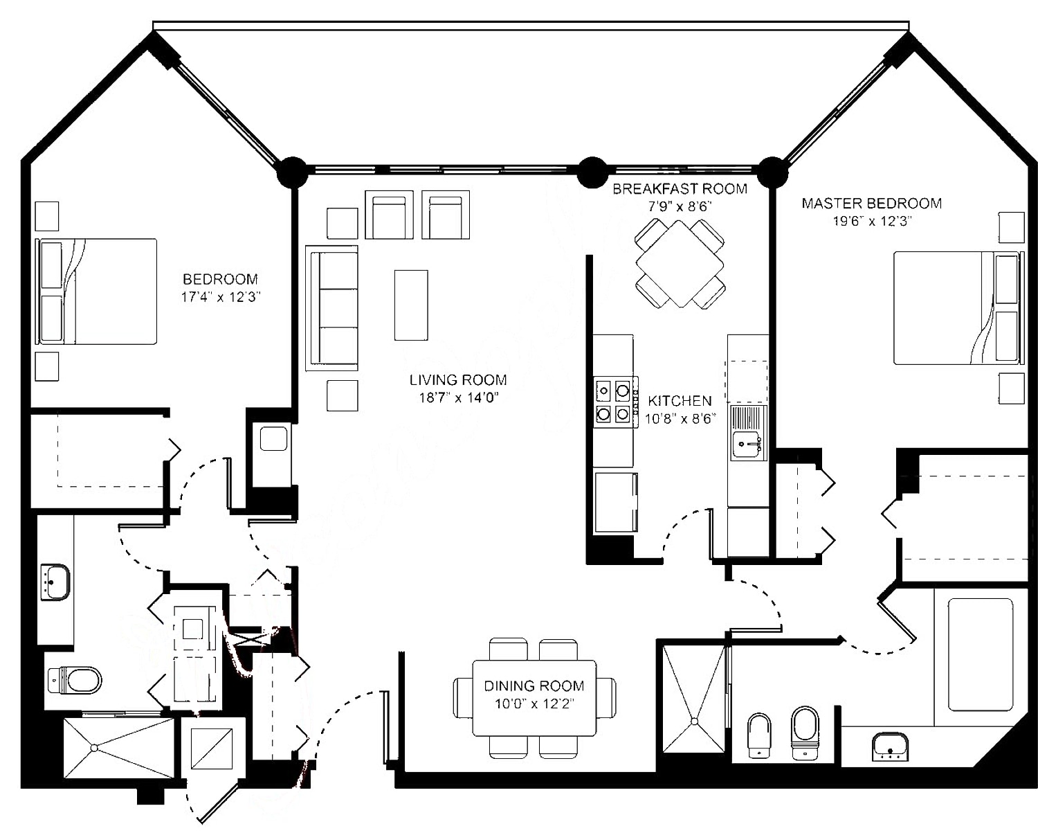 03 floor plan at 4000 Island Blvd, Williams Island