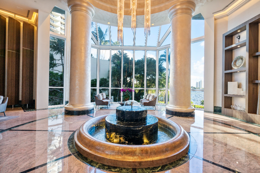 3000 Island Blvd lobby entrance